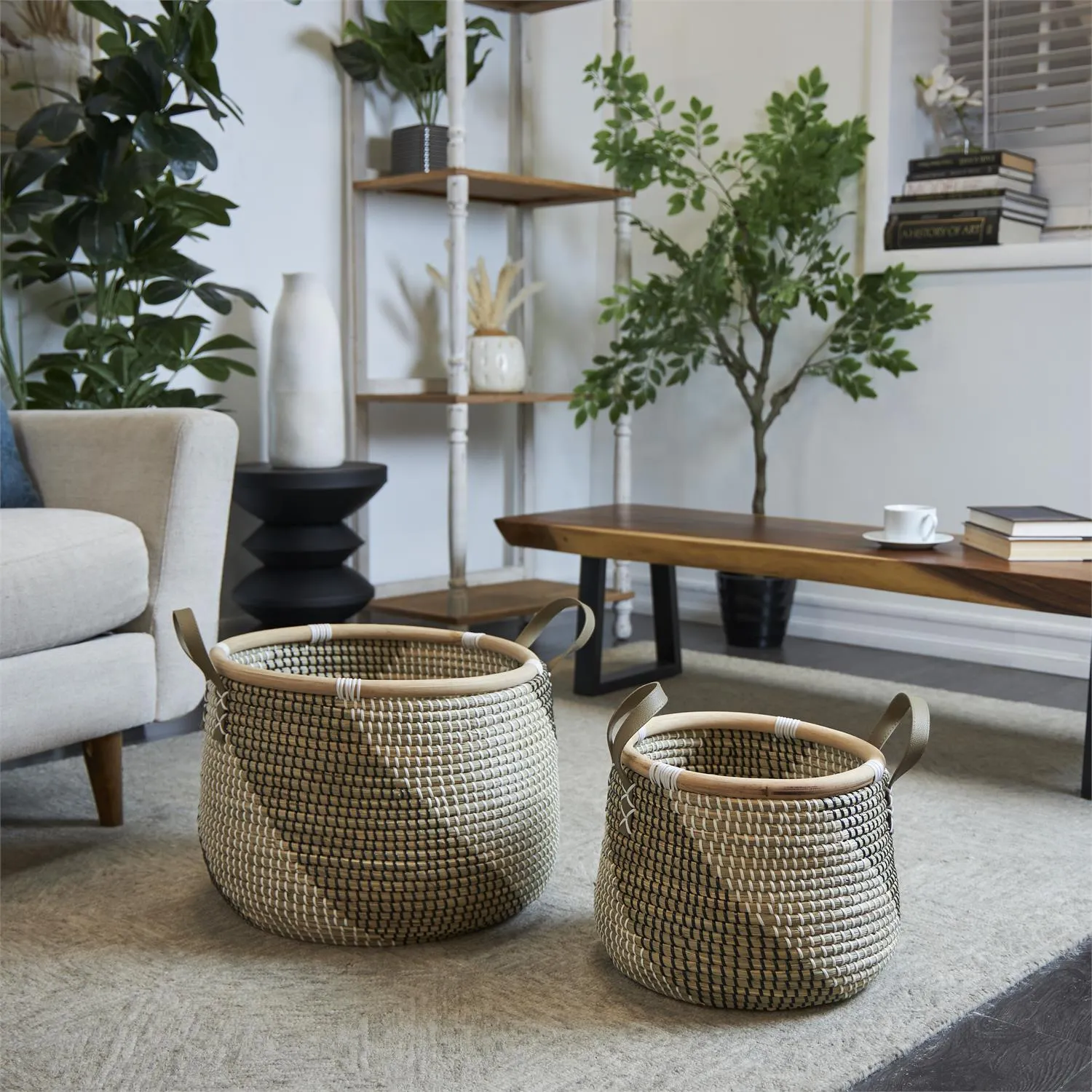 2pc Seagrass Basket Set