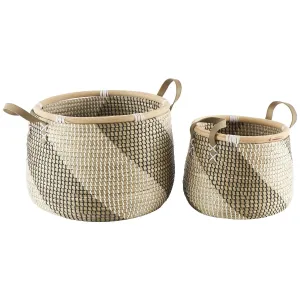 2pc Seagrass Basket Set