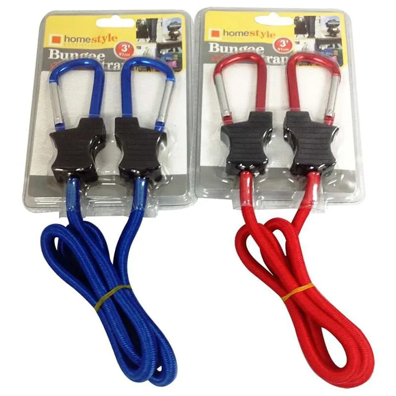 3' Bungee Strap w/ Built-in Carabiner