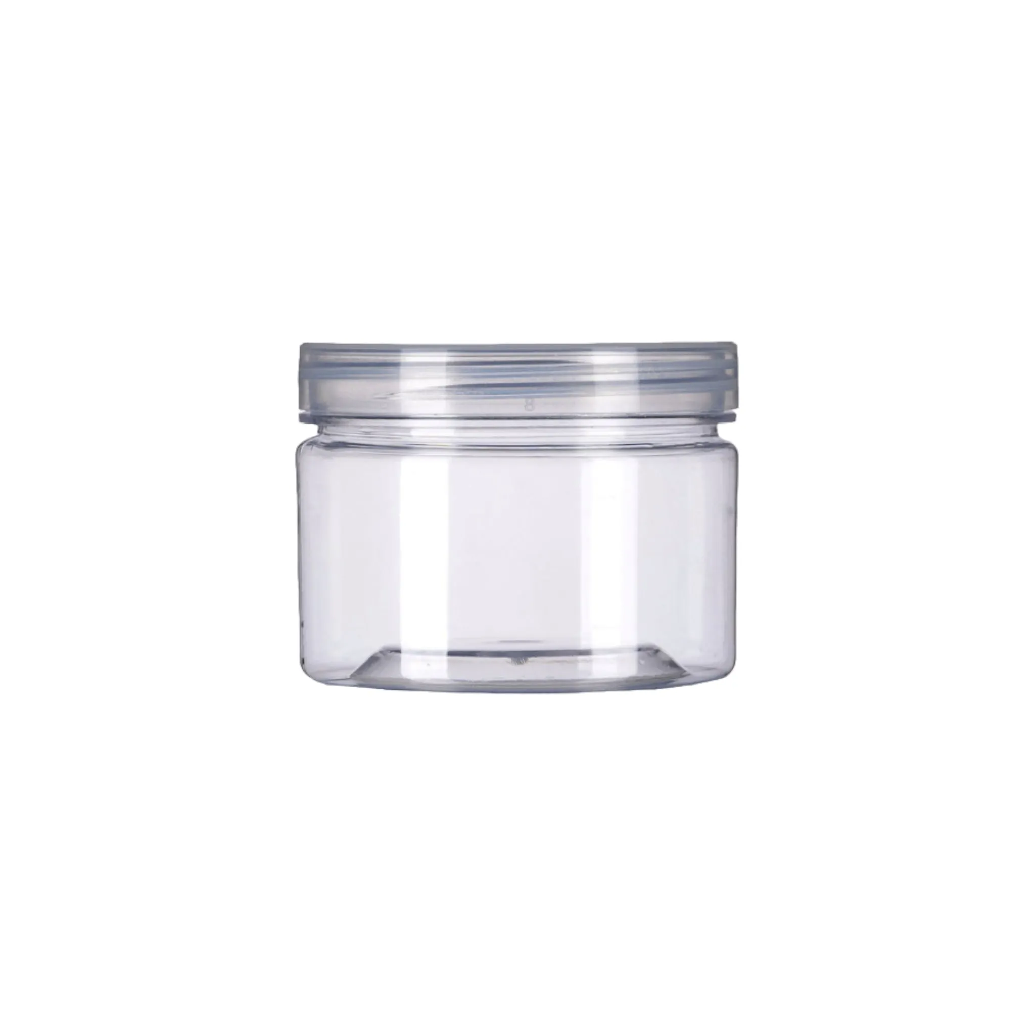 300ml PET Cosmetic Jar wit Lid Crystal Clear 1pc