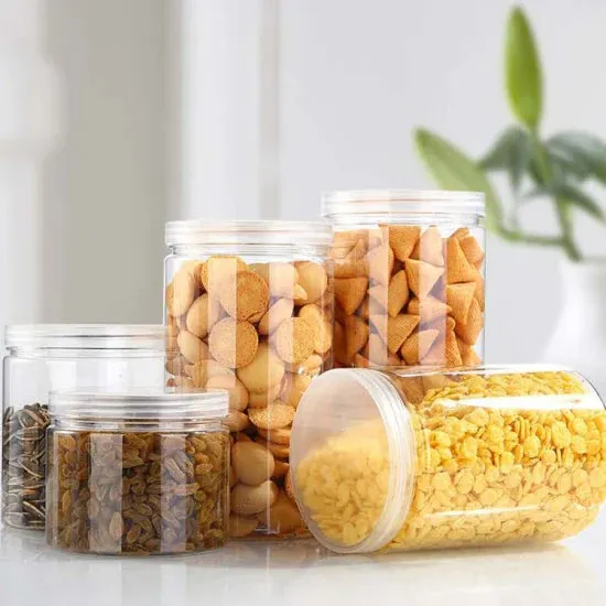 300ml PET Cosmetic Jar wit Lid Crystal Clear 1pc