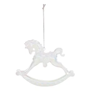 Acrylic Rocking Horse Ornament