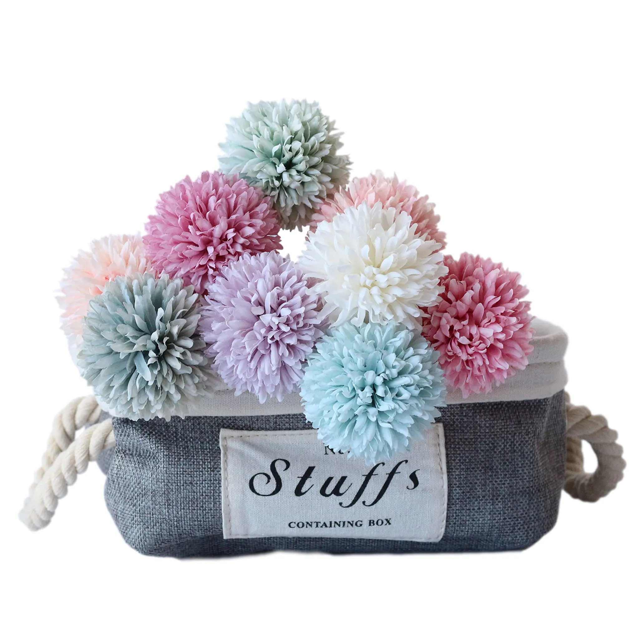 Artificial Chrysanthemum Ball Flowers Small Floral Decor