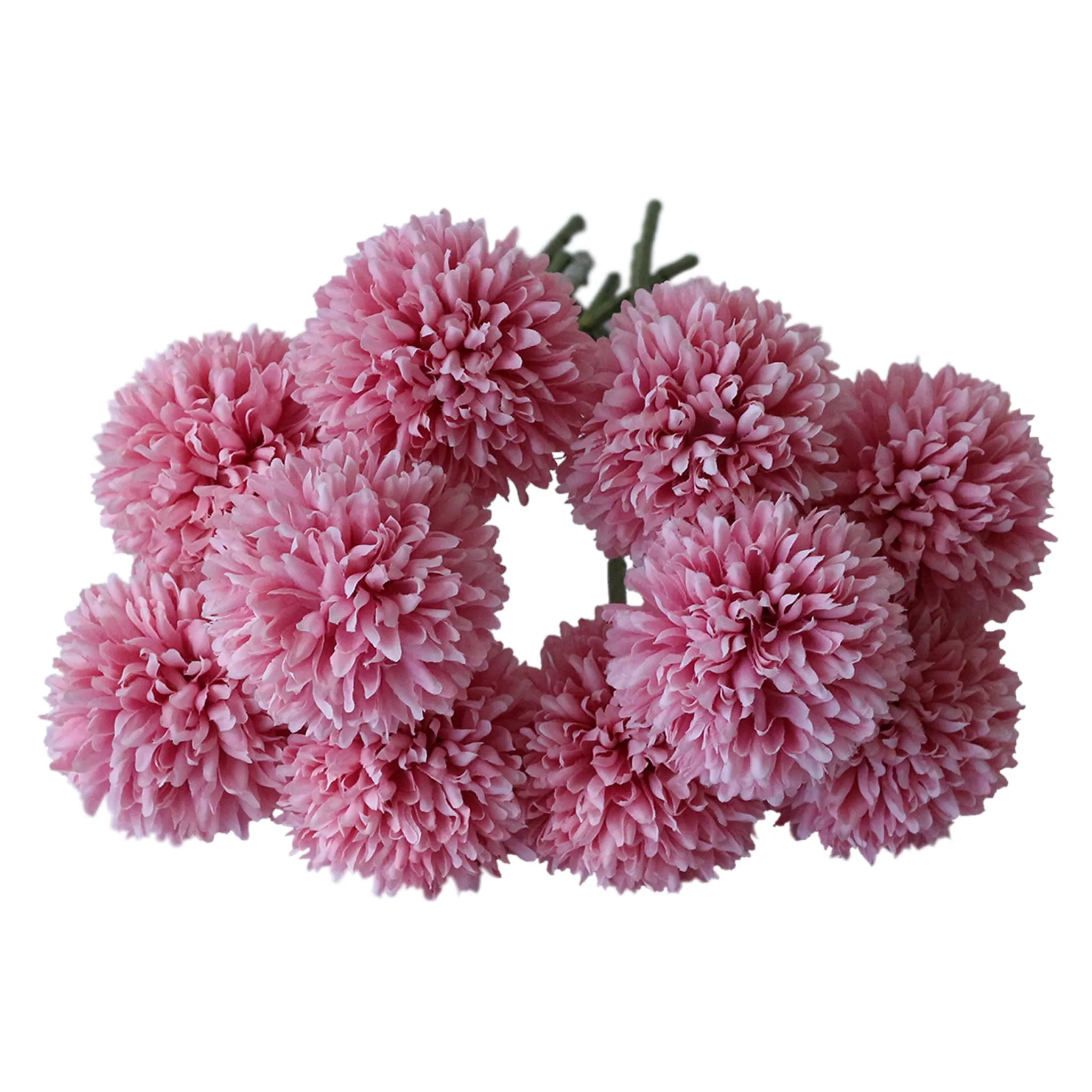 Artificial Chrysanthemum Ball Flowers Small Floral Decor