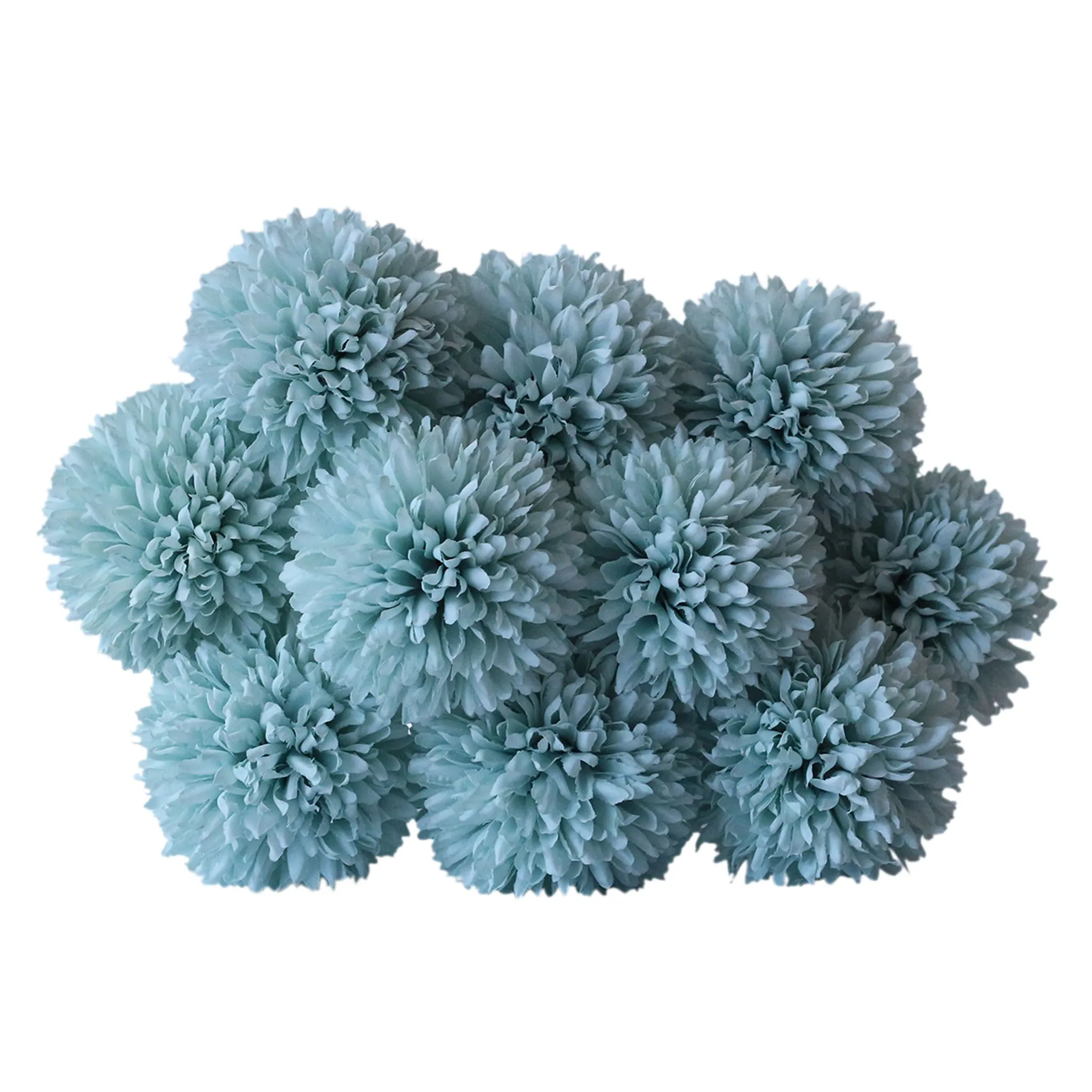 Artificial Chrysanthemum Ball Flowers Small Floral Decor