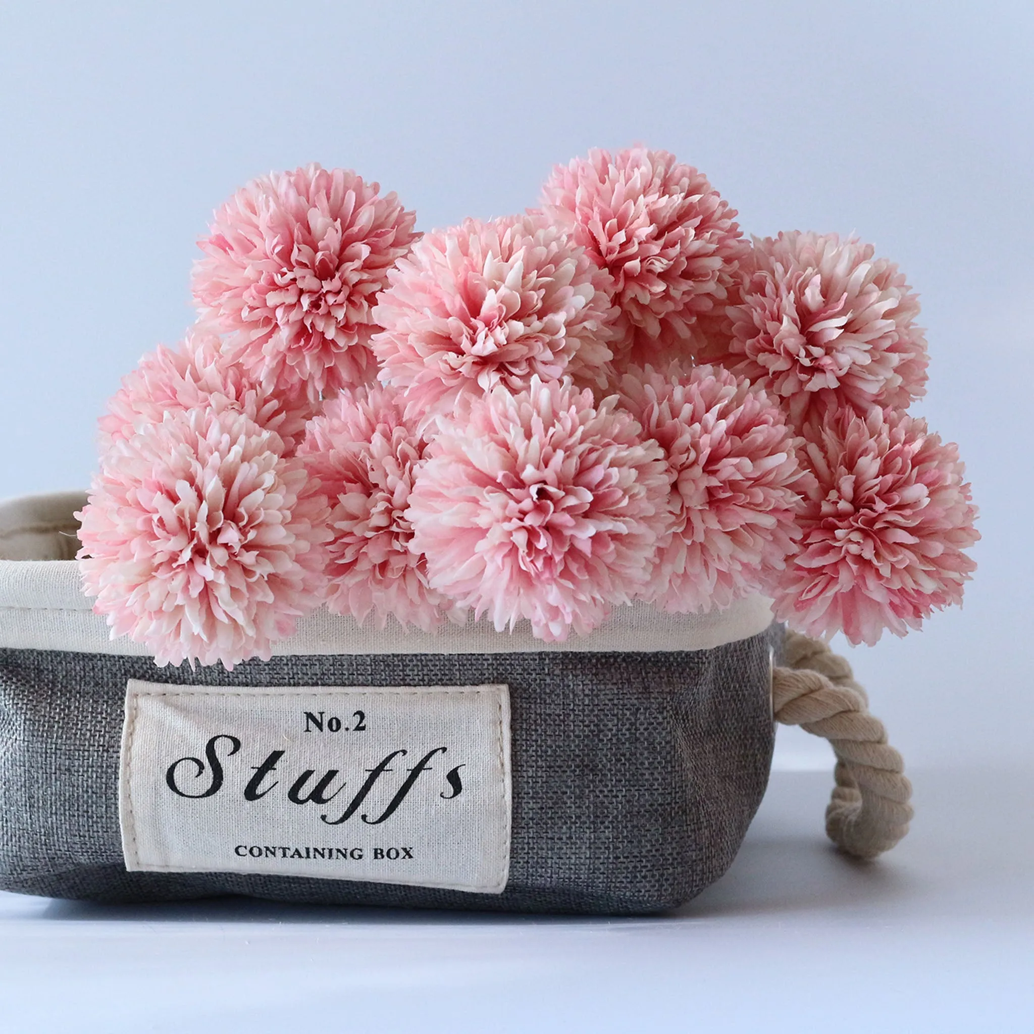 Artificial Chrysanthemum Ball Flowers Small Floral Decor