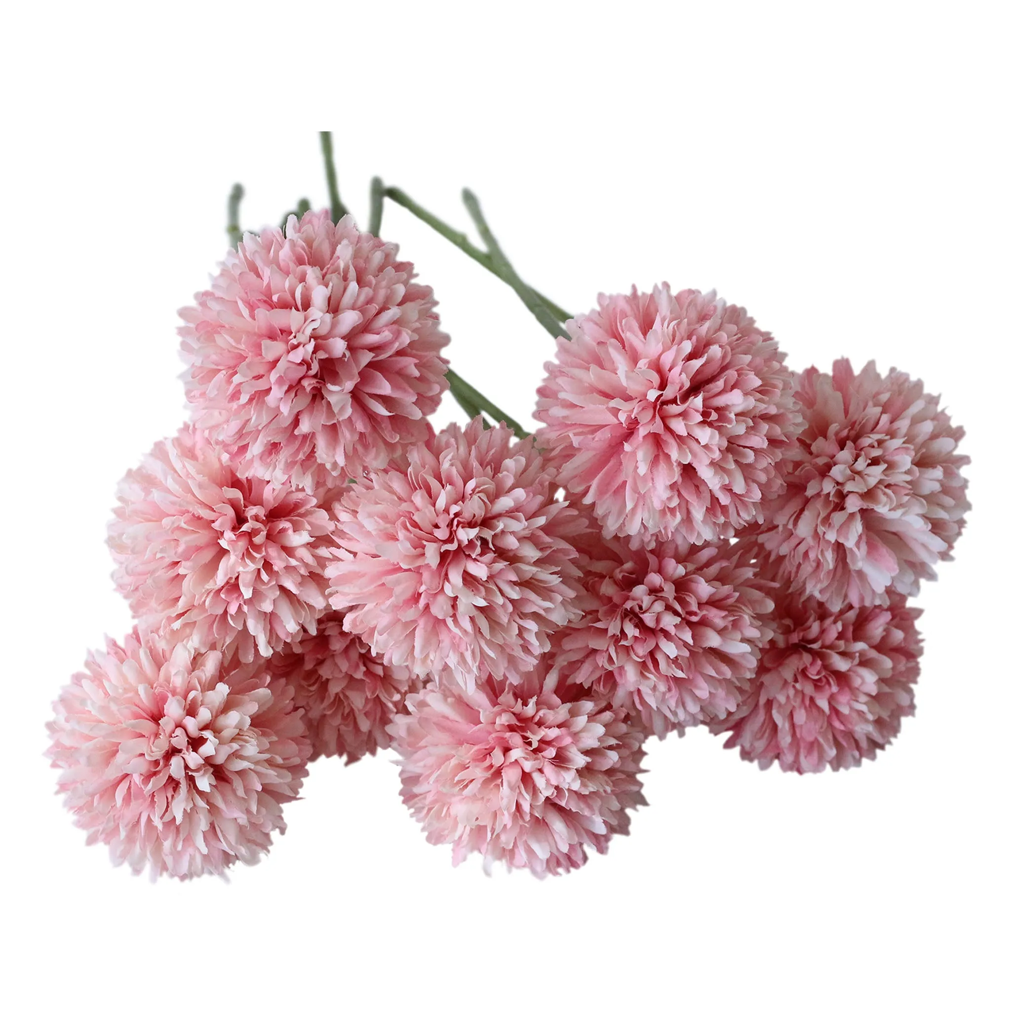 Artificial Chrysanthemum Ball Flowers Small Floral Decor