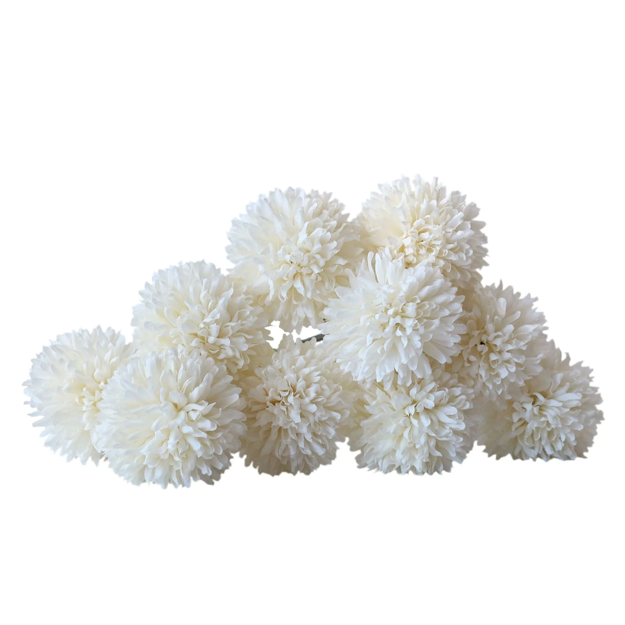 Artificial Chrysanthemum Ball Flowers Small Floral Decor