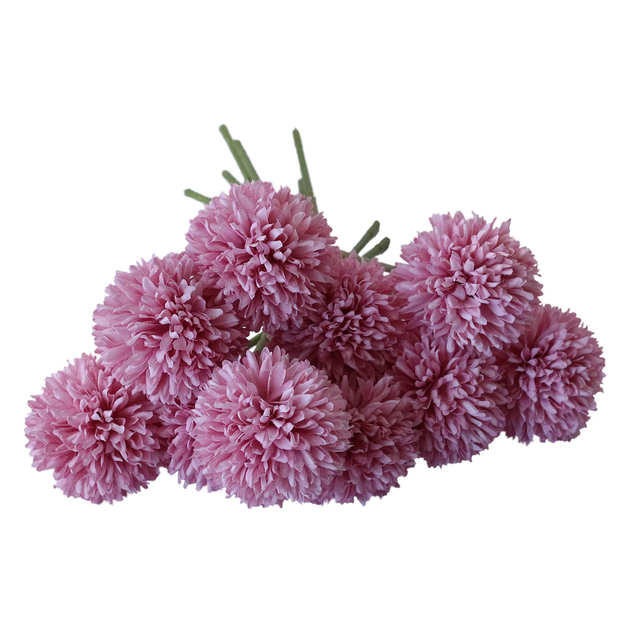 Artificial Chrysanthemum Ball Flowers Small Floral Decor