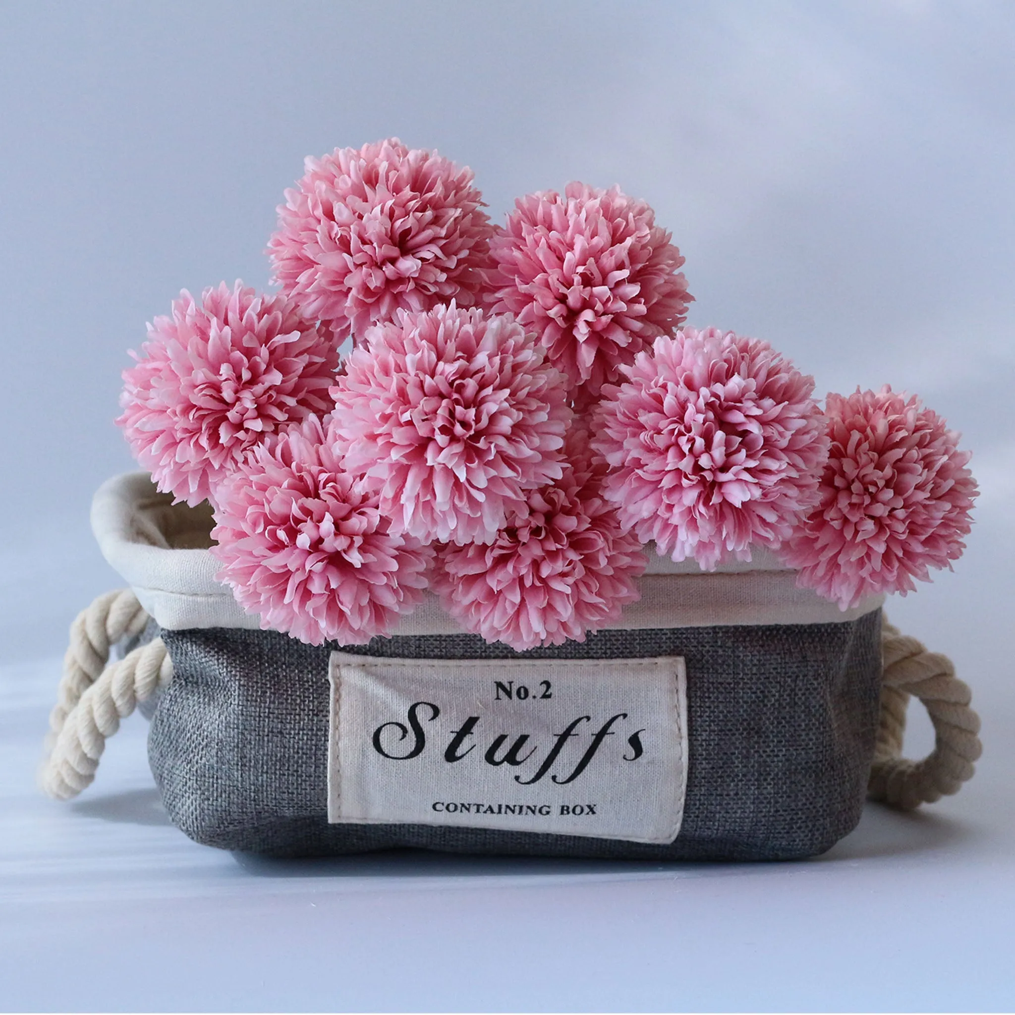 Artificial Chrysanthemum Ball Flowers Small Floral Decor