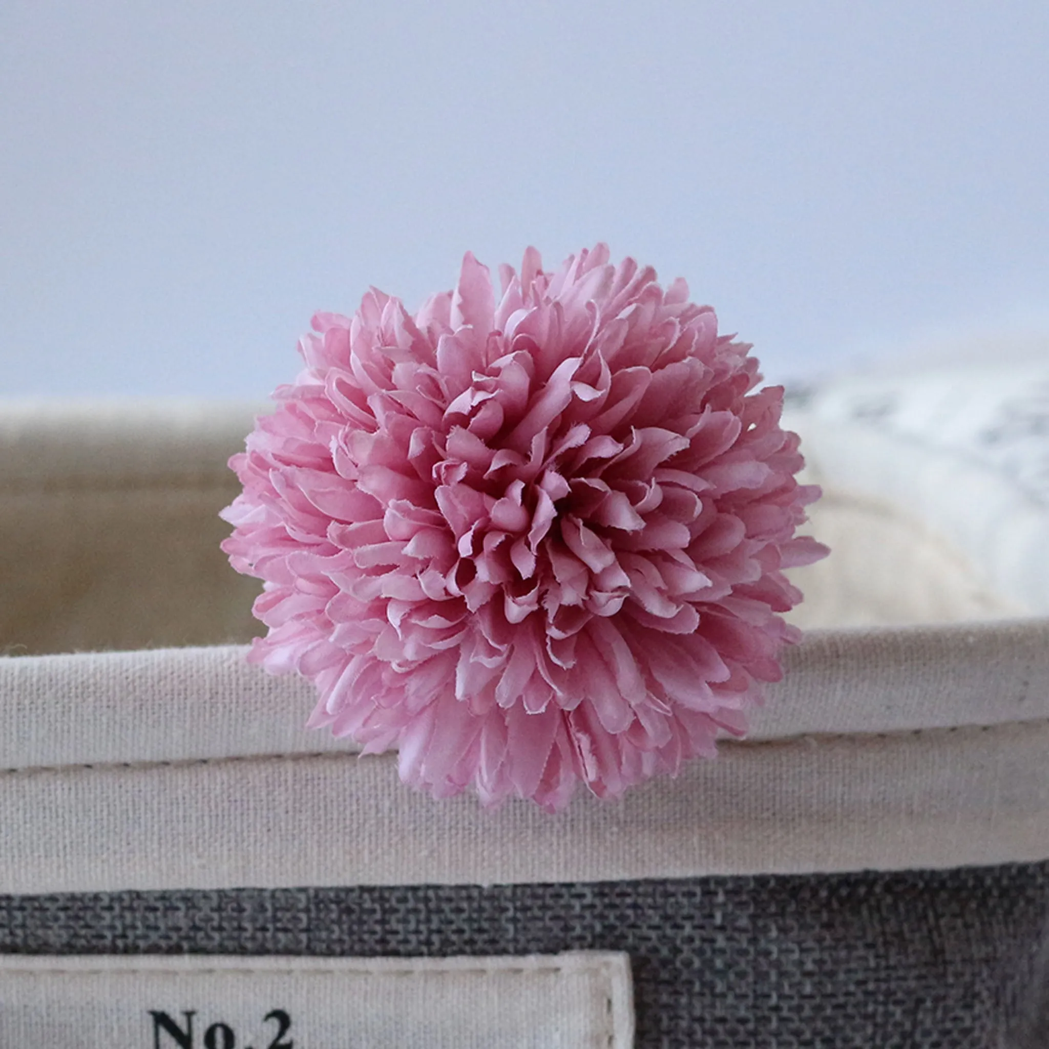 Artificial Chrysanthemum Ball Flowers Small Floral Decor