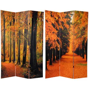 Autumn Trees Art Print Screen (Canvas/Double Sided)