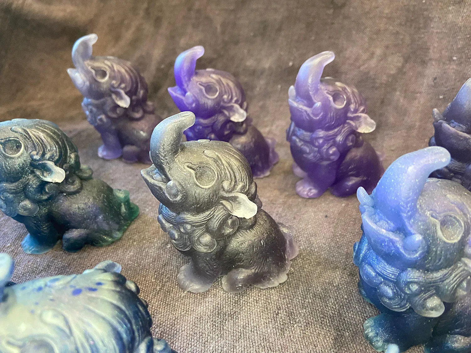 BABY BAKU BLANK GLOW IN THE DARK CAST- BLUE/PURPLES