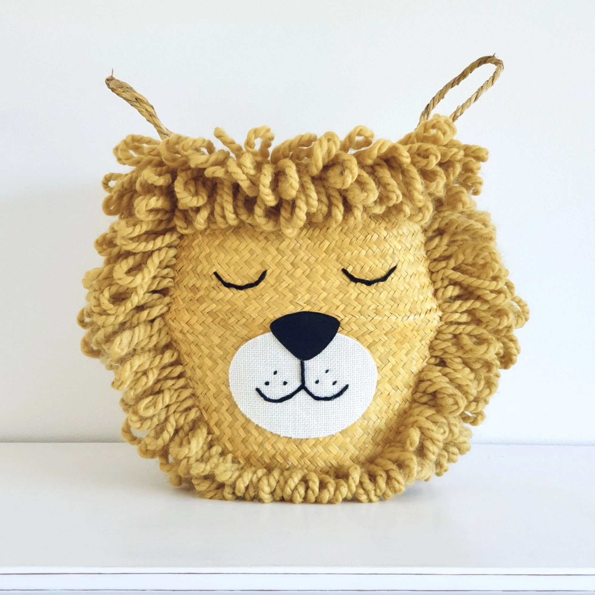 Bellybambino Yellow Lion Basket - Large