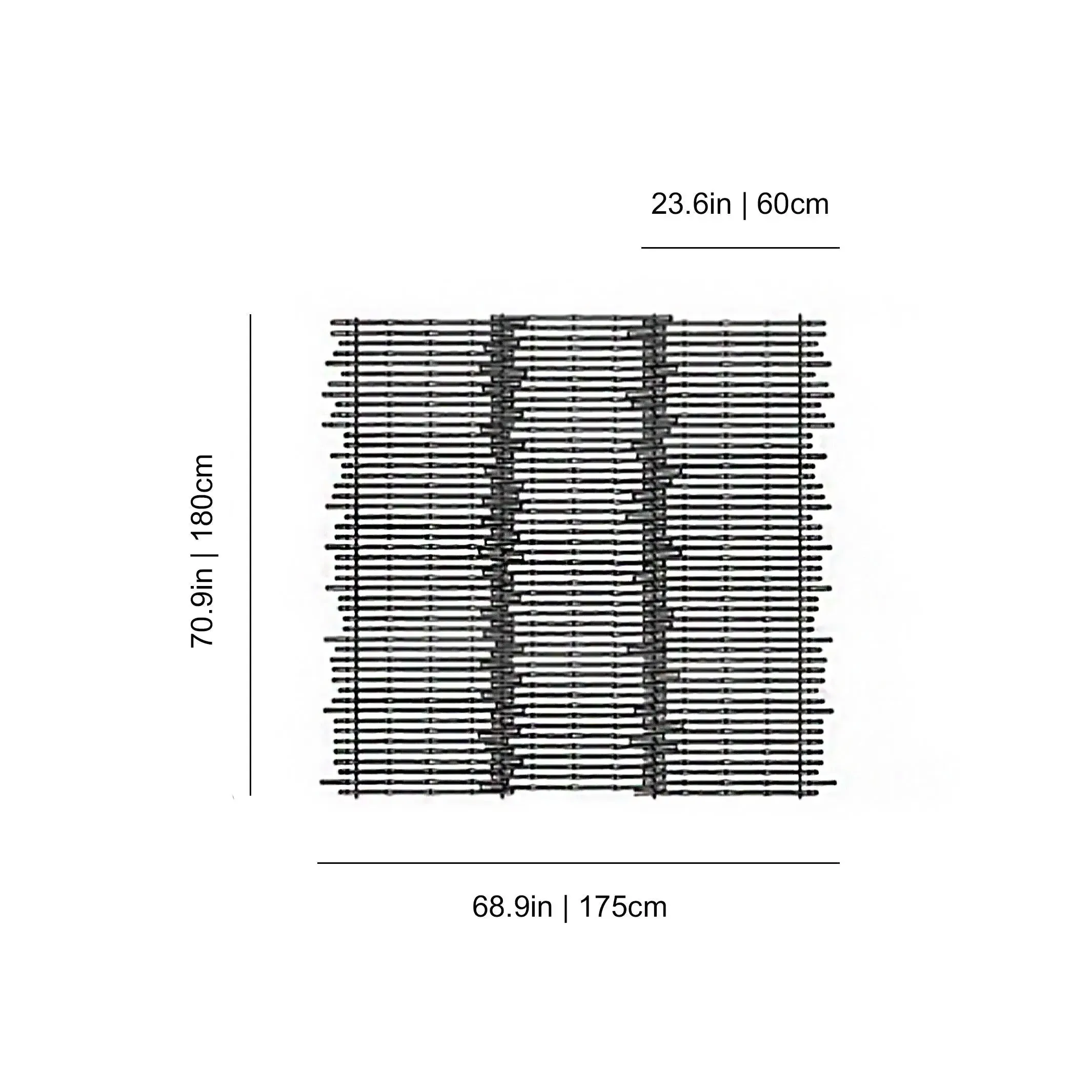 Black 90 - Fold Partition