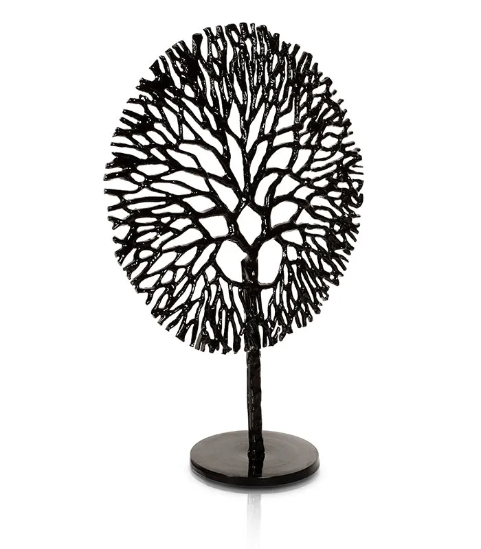 Black Tree Sculpture