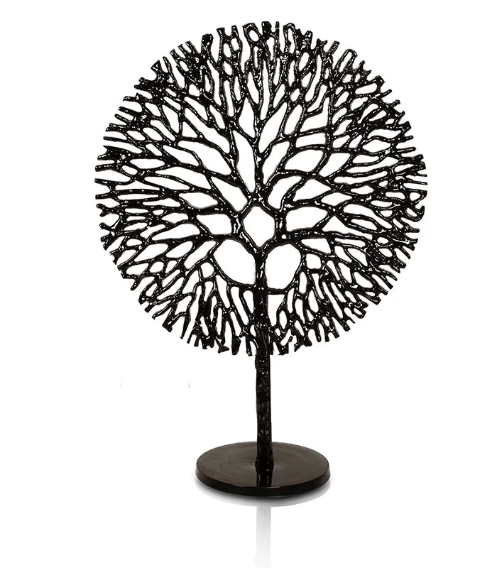 Black Tree Sculpture