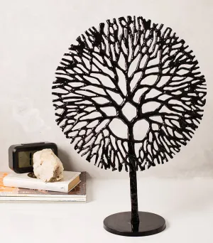 Black Tree Sculpture