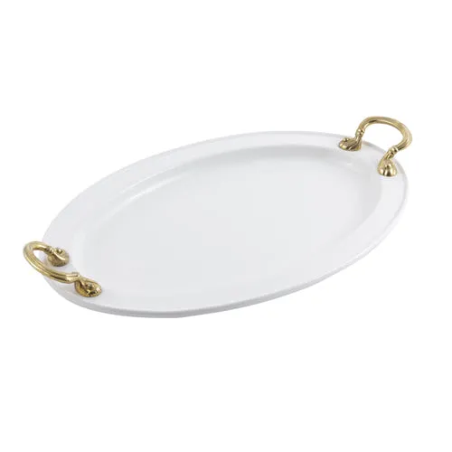 Bon Chef 2045HRBLKSPK Room Service Tray