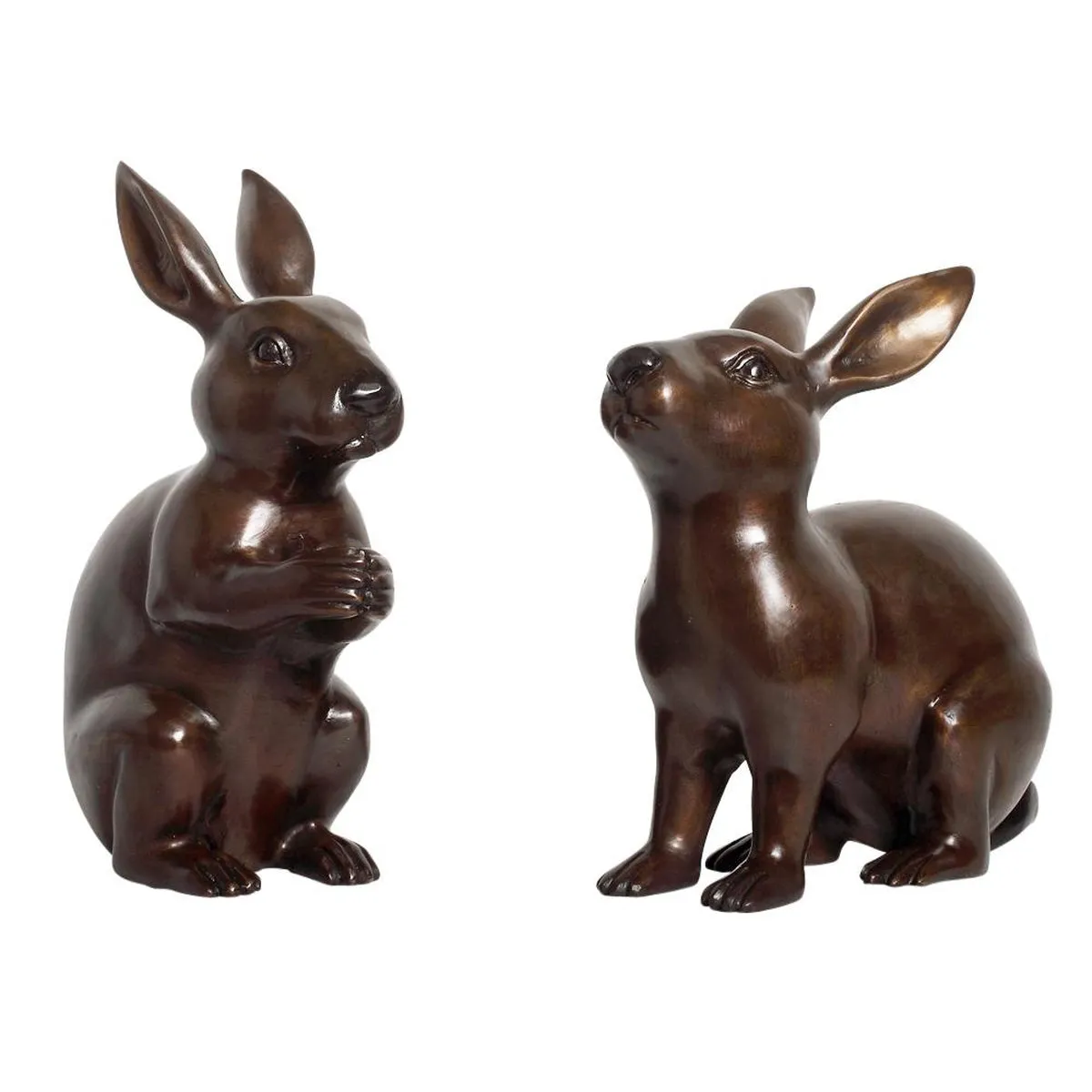 Bronze Bunny Rabbit Statues