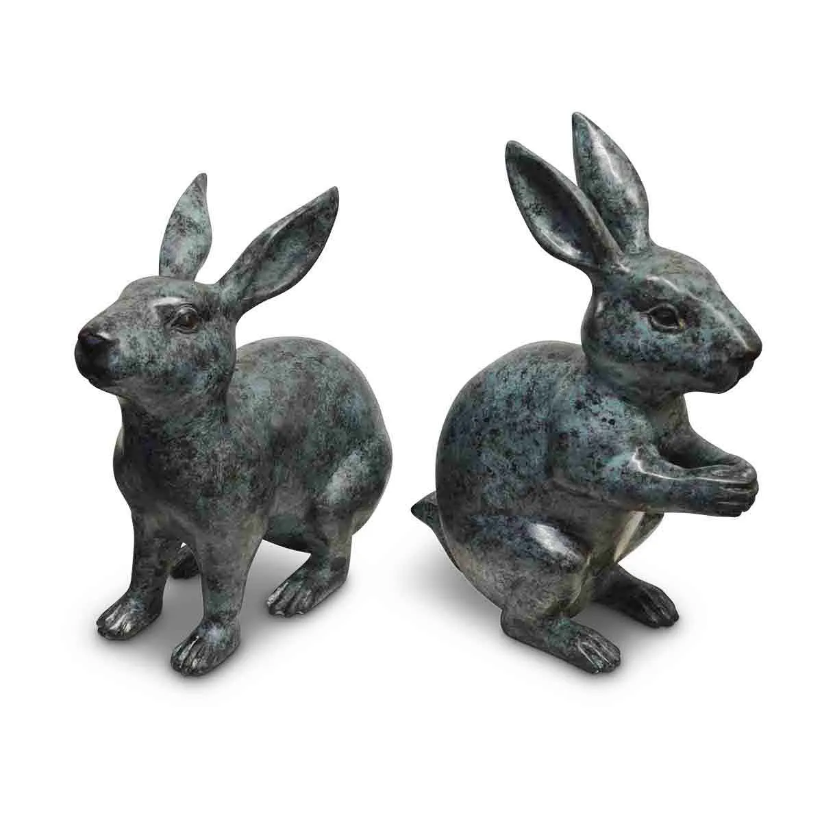 Bronze Bunny Rabbit Statues