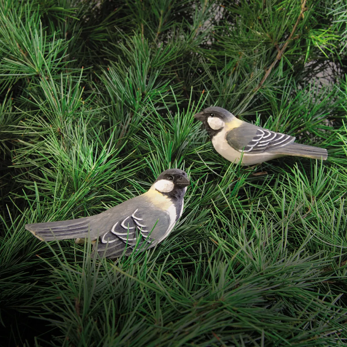 Chickadee Clip Ornaments, Asst. of 2