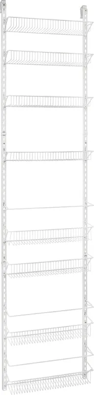 ClosetMaid 123300 Wall and Door Rack, Metal, White :EA: QUANTITY: 1