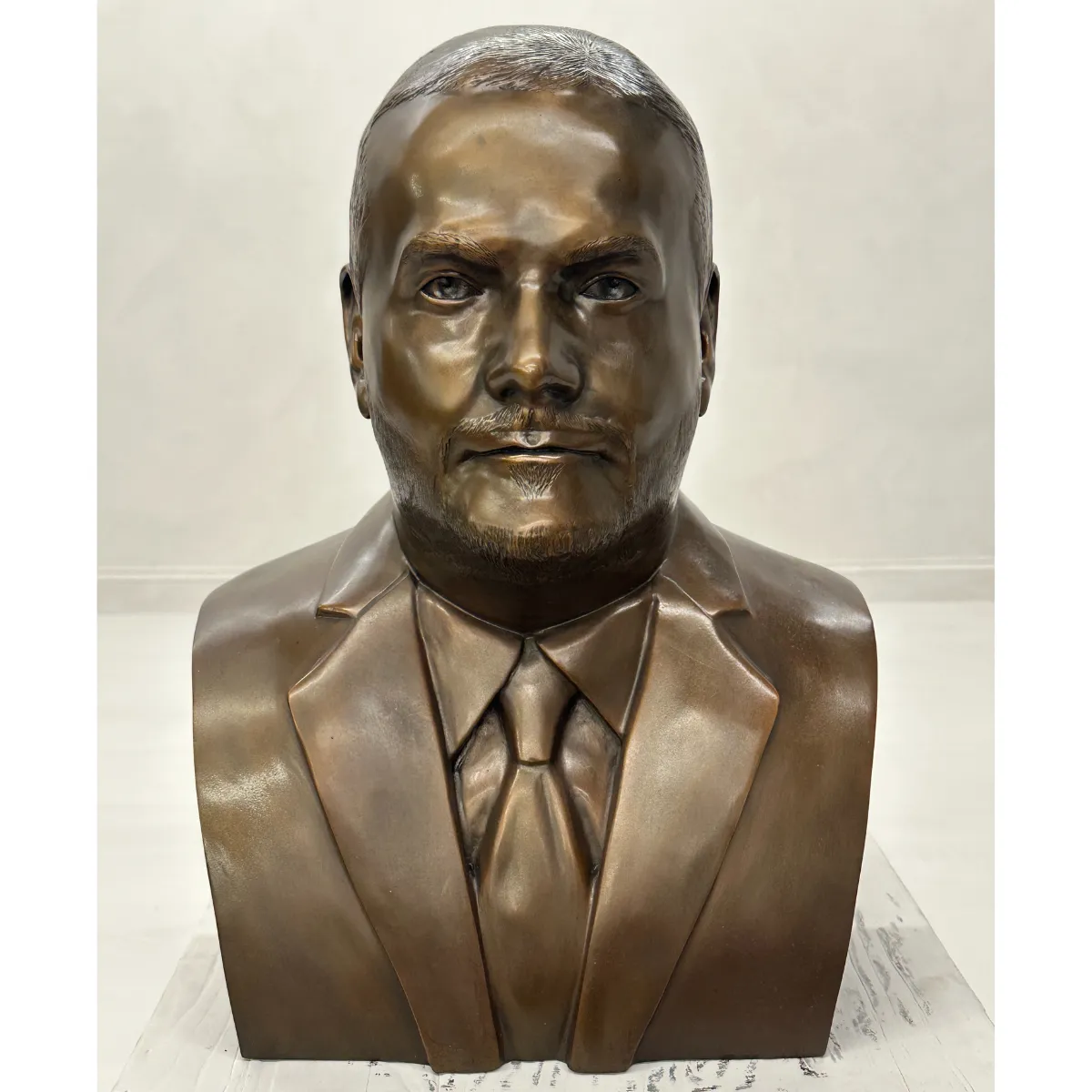 Custom Bronze Portrait Bust, Joey