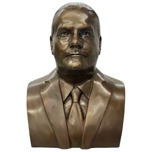 Custom Bronze Portrait Bust, Joey