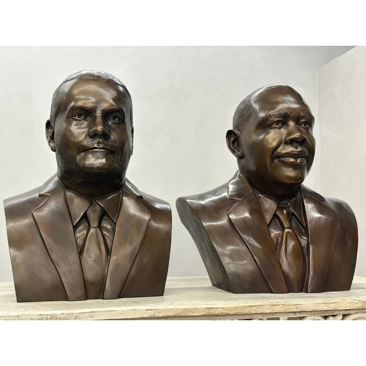 Custom Bronze Portrait Bust, Joey