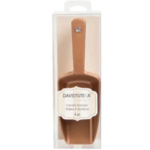 David Tutera Candy Scoops Copper 1.75 x 5.5 inches 4 pieces