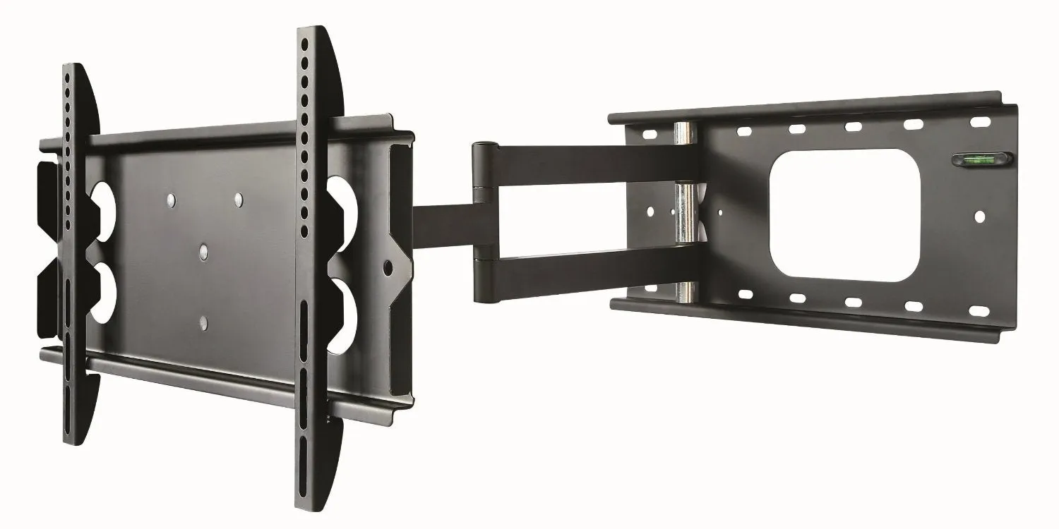 Duronic TVB109S TV Bracket, Wall Mount for 23-55" Television Screen, Tilting Action -12°/ 6°, Fits up to 600x400mm, For Flat Screen LCD/LED (30kg)