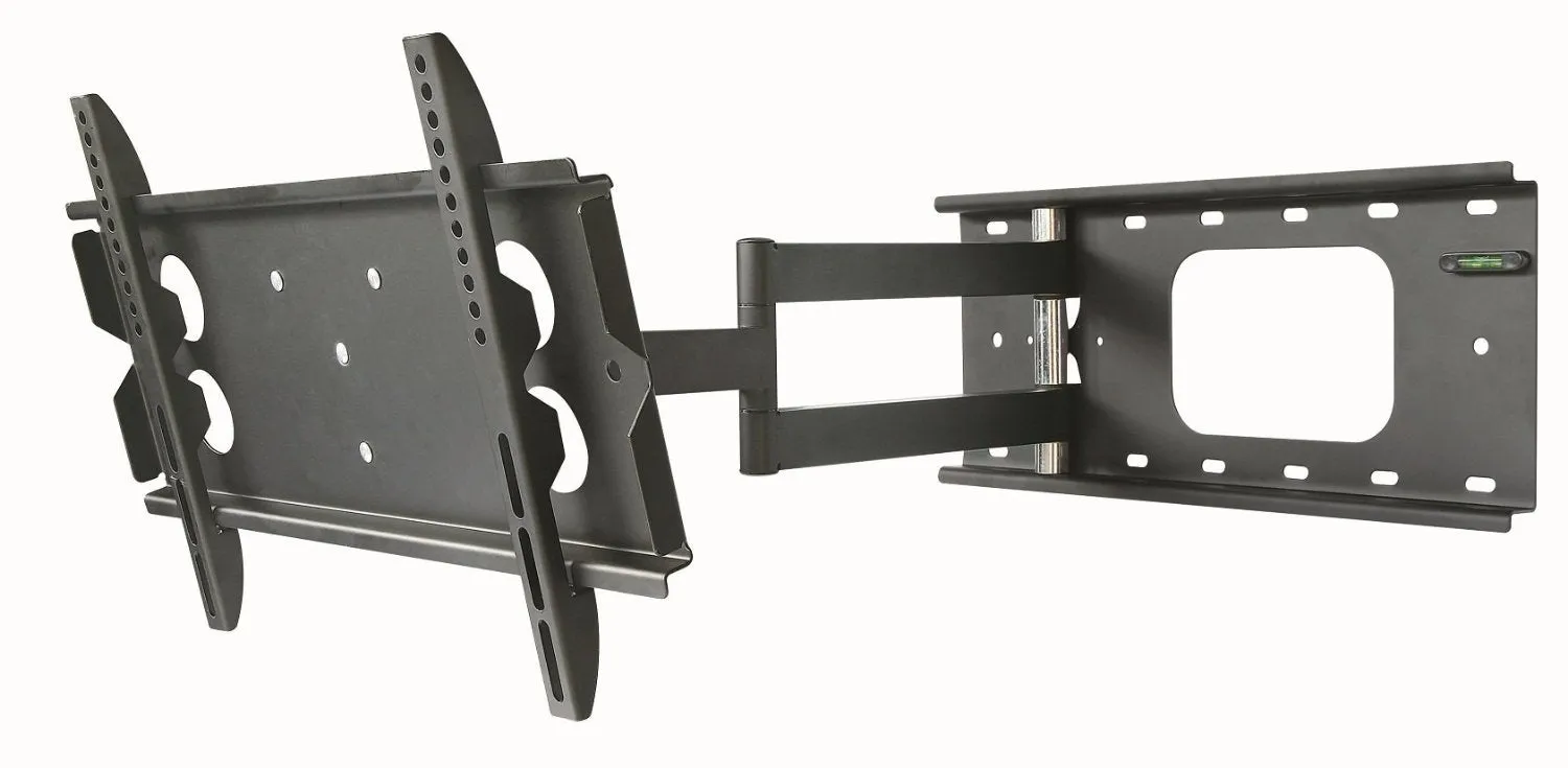 Duronic TVB109S TV Bracket, Wall Mount for 23-55" Television Screen, Tilting Action -12°/ 6°, Fits up to 600x400mm, For Flat Screen LCD/LED (30kg)