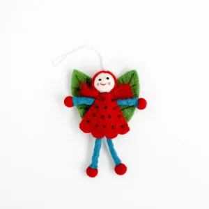 Felt Leaf Fairy - Red Hair