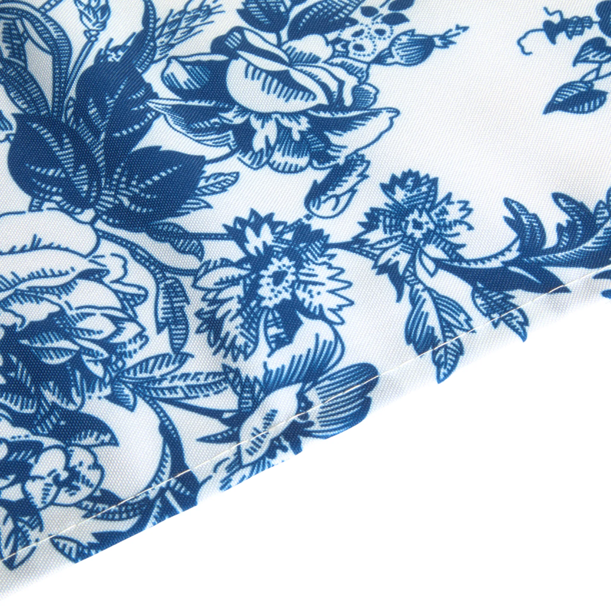 French Toile Table Runner - Blue