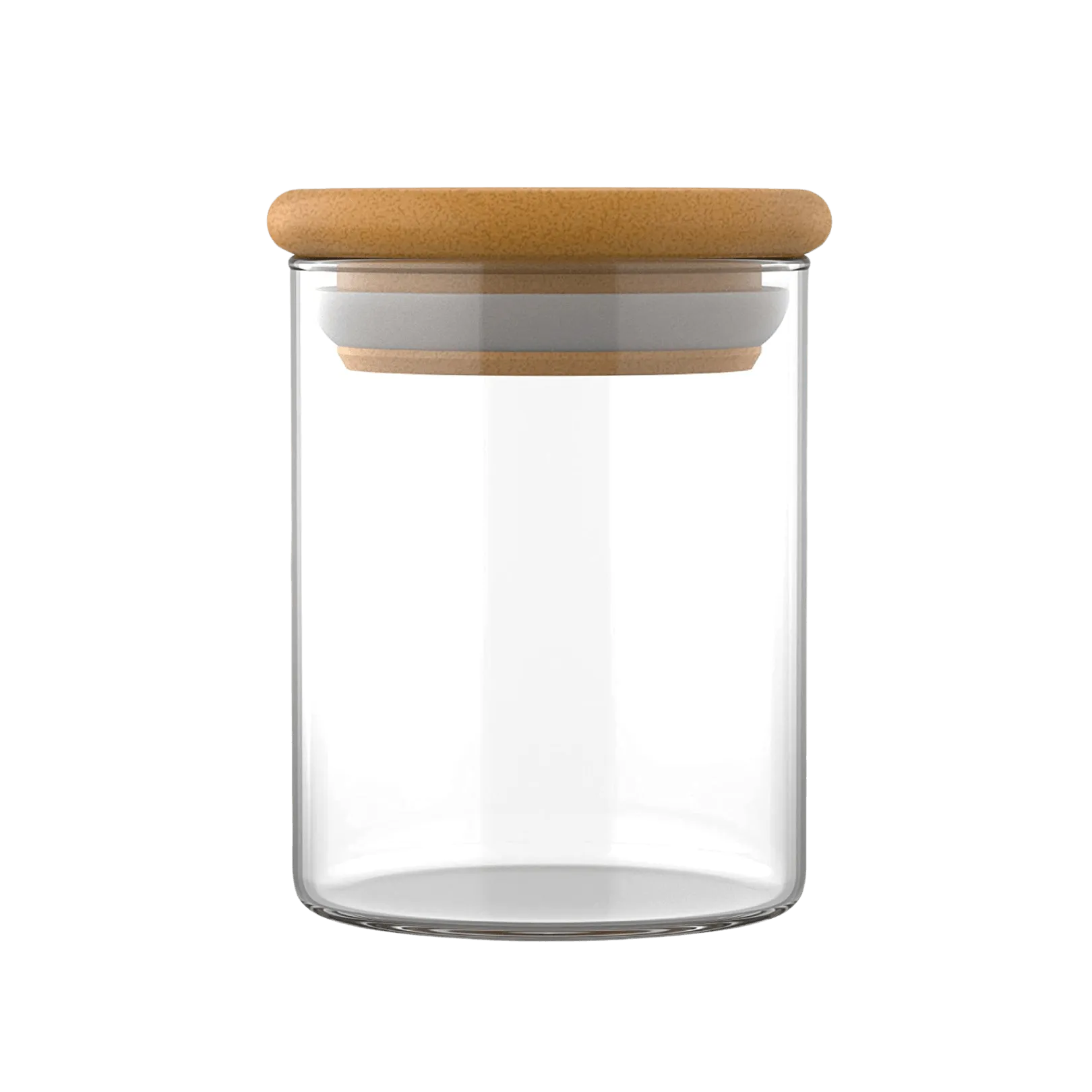 Glass Storage Jar With Airtight Bamboo Lid