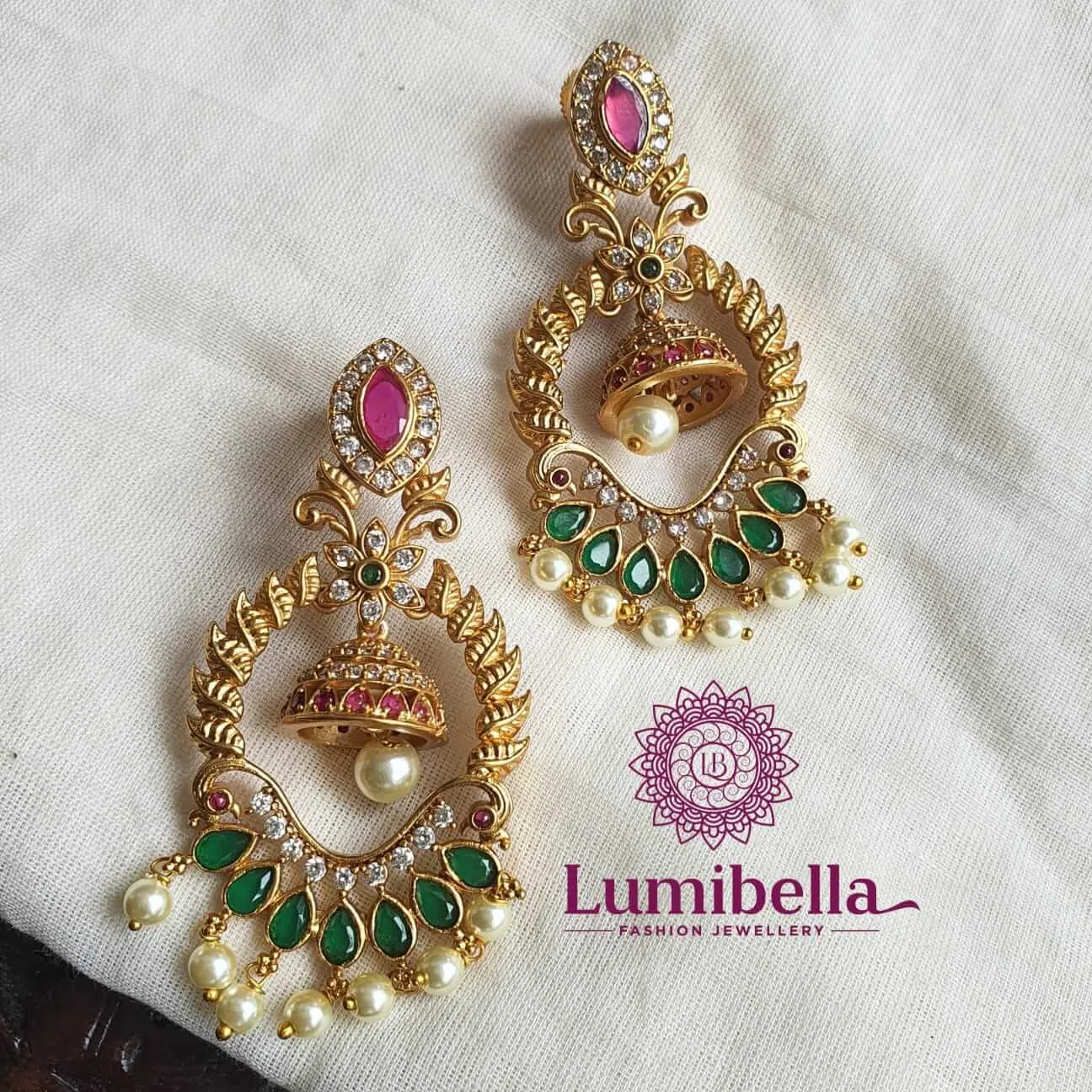 Gold Replica Earrings Design 2023