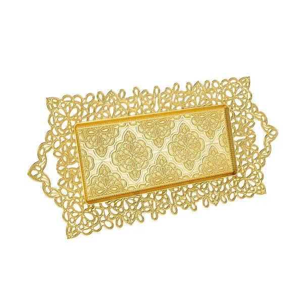 Gold Serving Tray Yonk