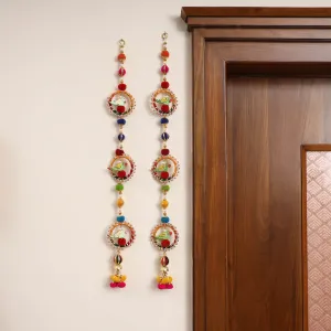 Handmade Gota & Bead Work Wall Hanging (set of 2) 35