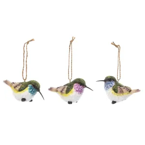 Hummingbird Figurine, Asst. of 3