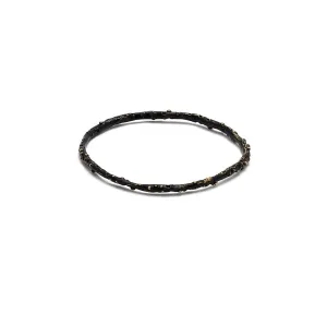 Julie Cohn Black Caviar Bronze Bangle