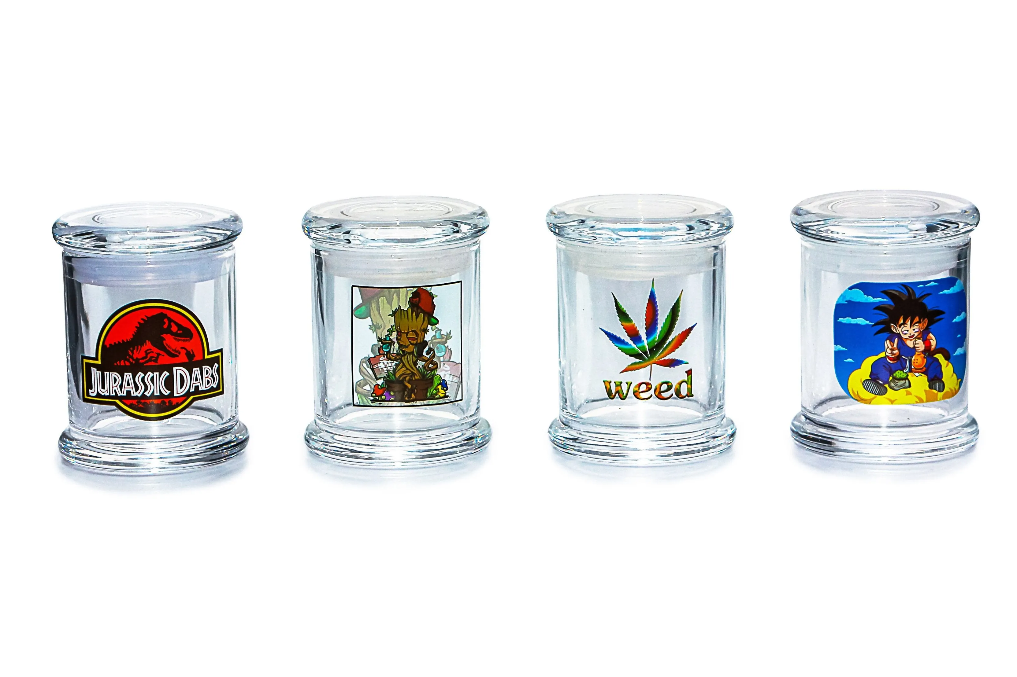 Keep Your Herb Nice and Fresh with Printed Air Tight Glass Jars