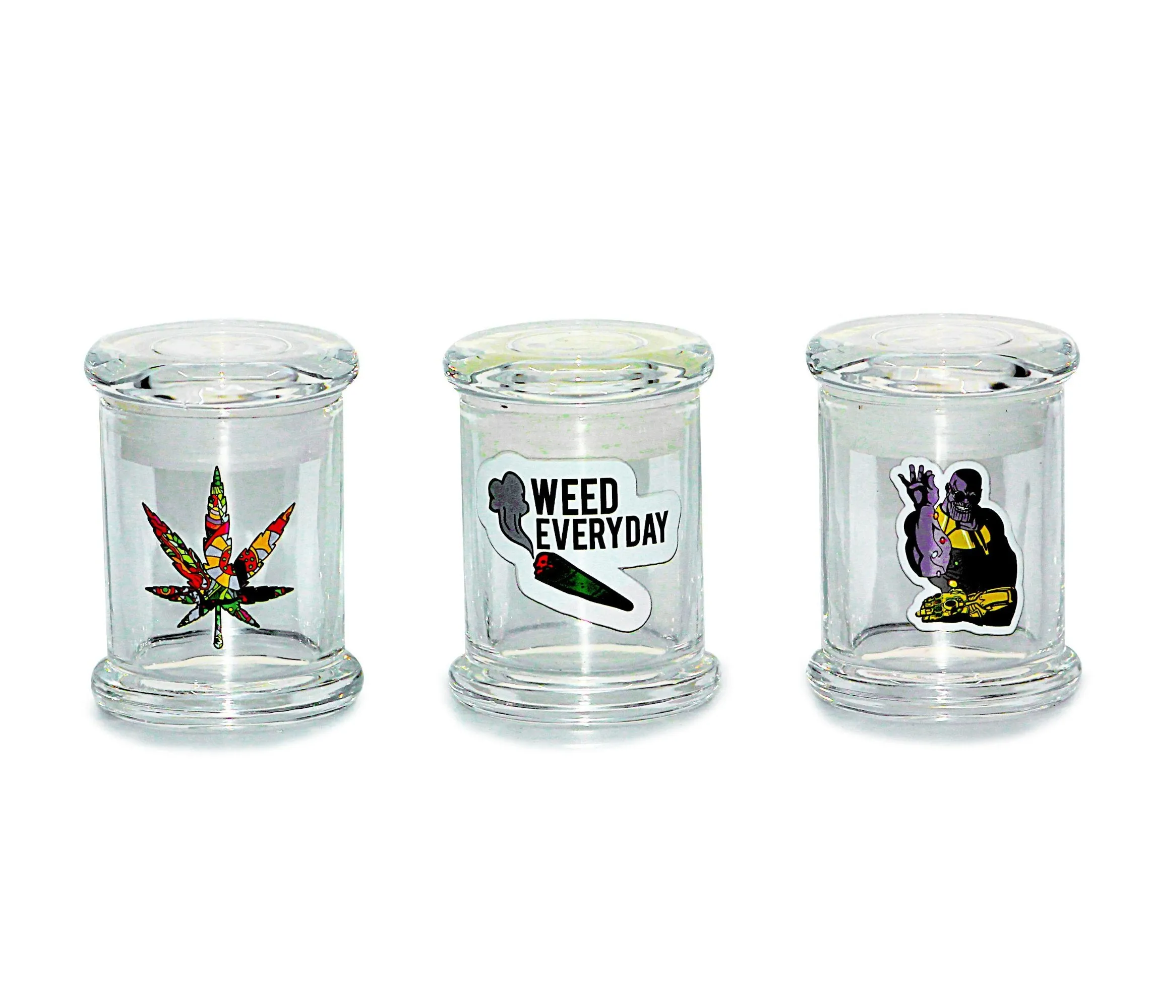 Keep Your Herb Nice and Fresh with Printed Air Tight Glass Jars