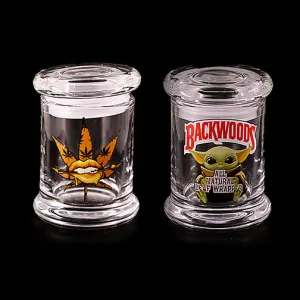 Keep Your Herb Nice and Fresh with Printed Air Tight Glass Jars