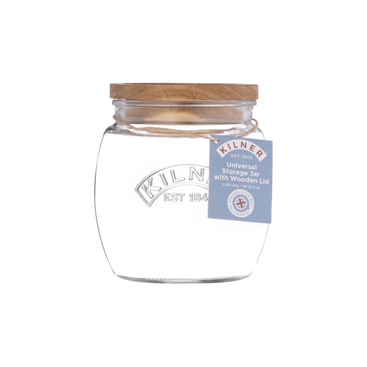 Kilner Universal Jar with Wooden Lid 850ml