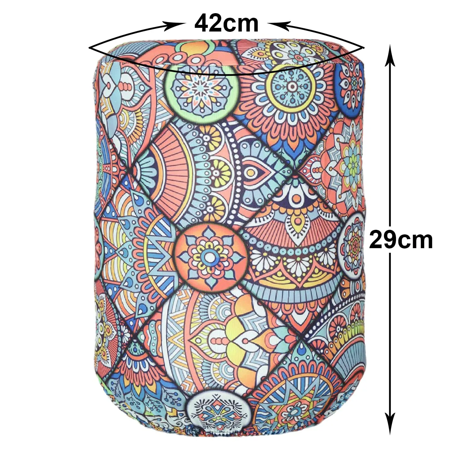 Kuber Industries Water Dispenser Bottle Cover |Digital Print & Stretchy Polyester Fabric |Bottle Protector with Elastic Closure,20Ltr, (Multicolor)