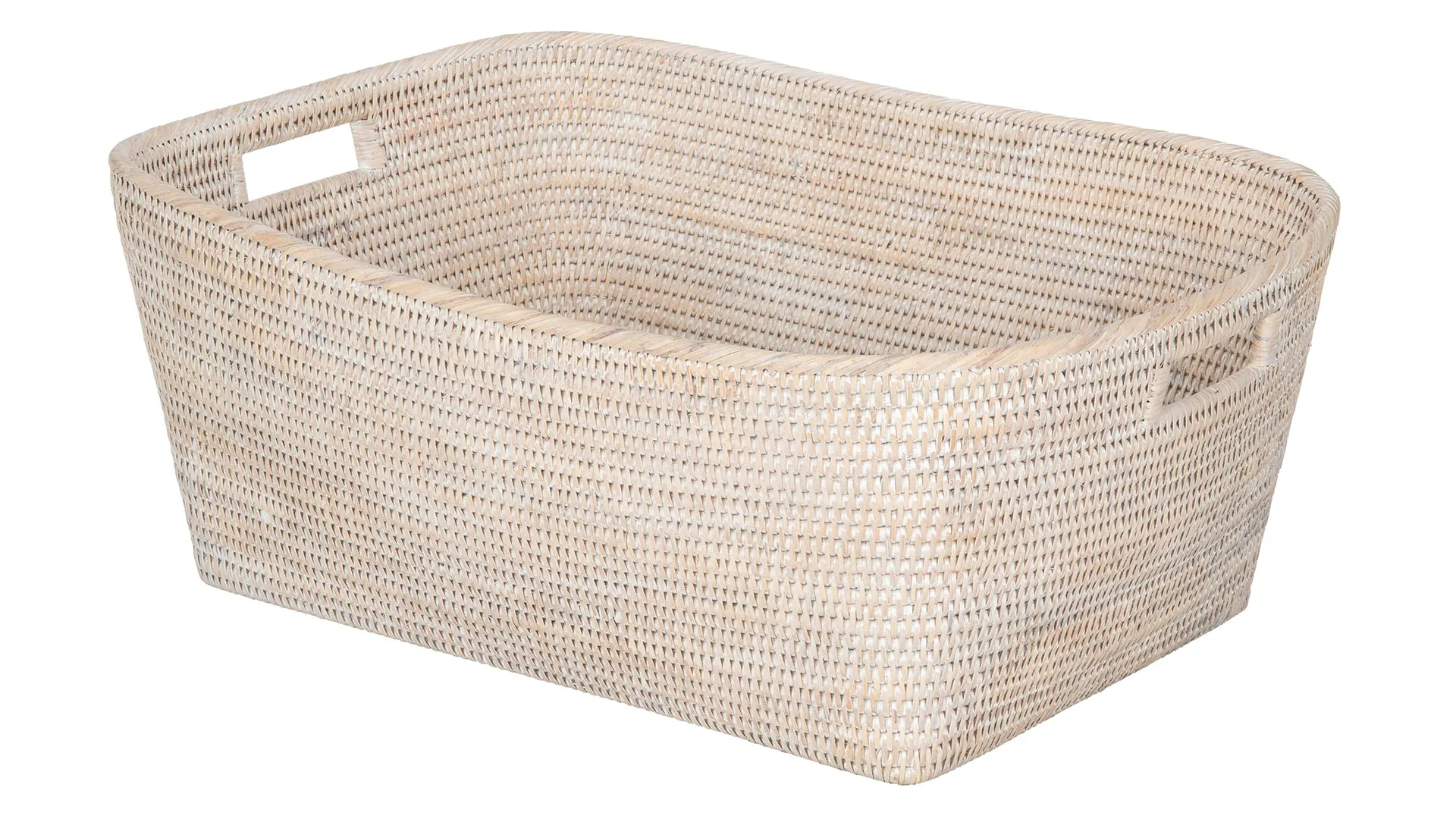 La Jolla Oblong Storage Basket, Honey Brown, Large