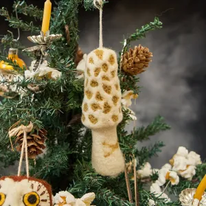 Morel Mushroom Ornament