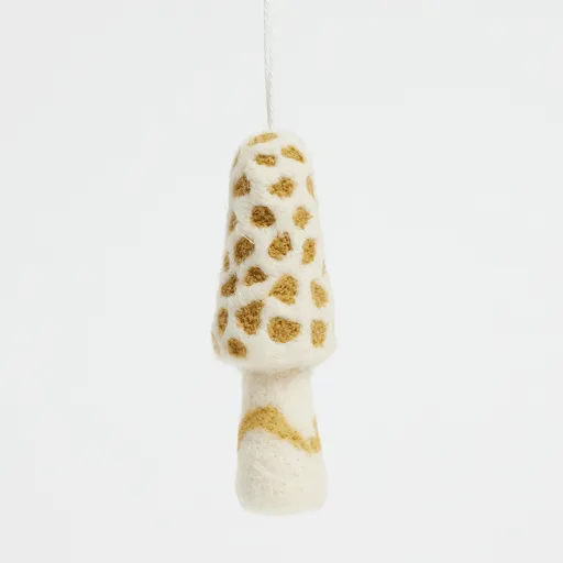 Morel Mushroom Ornament