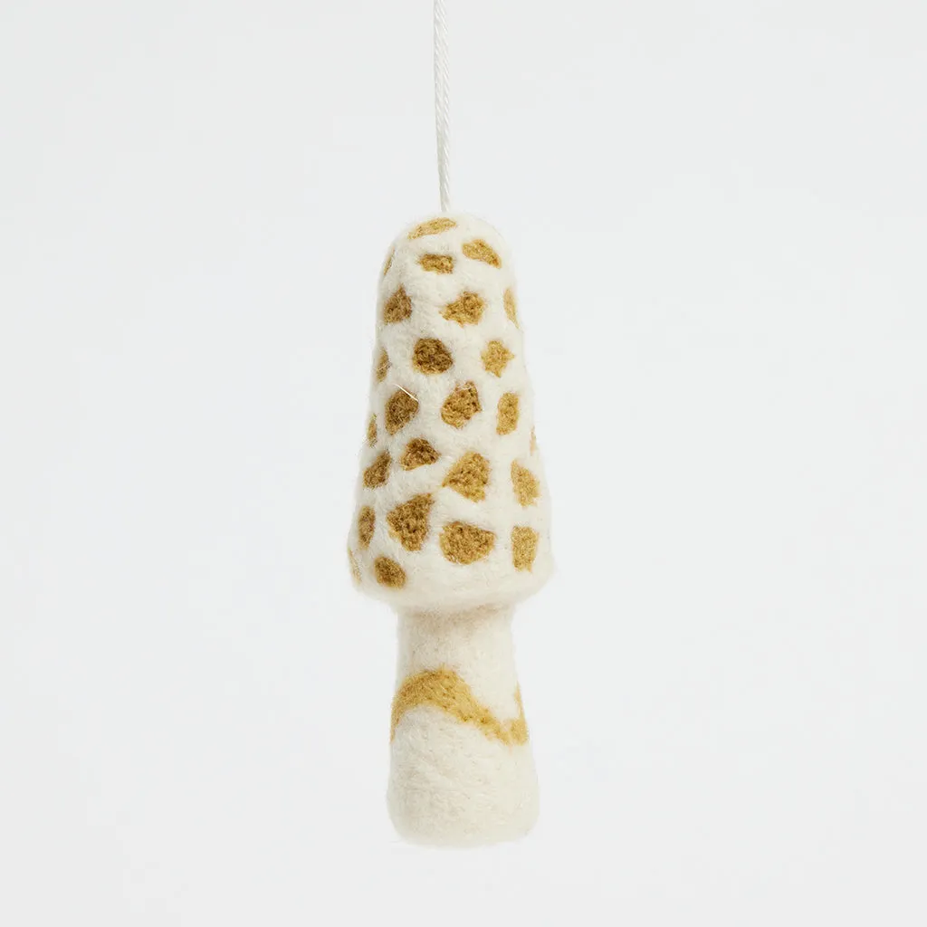 Morel Mushroom Ornament